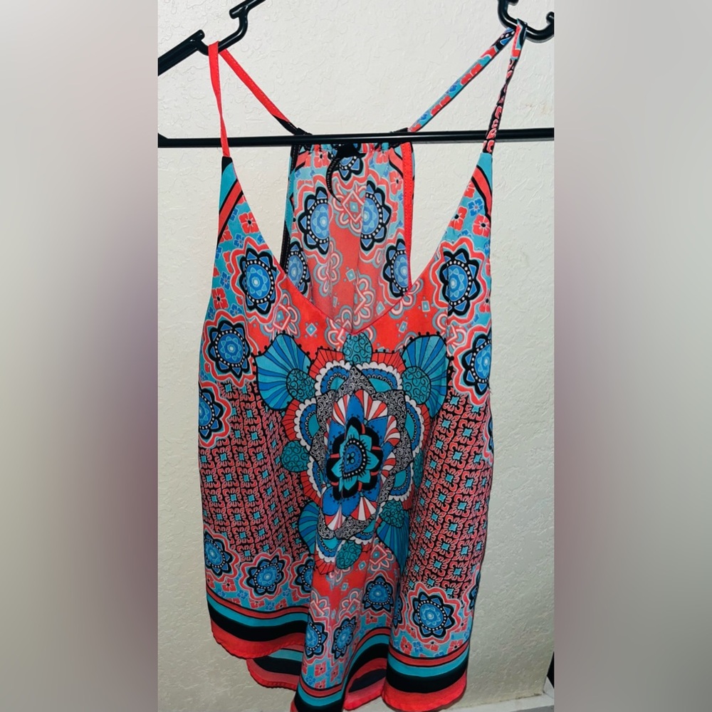 Tribal print tank top